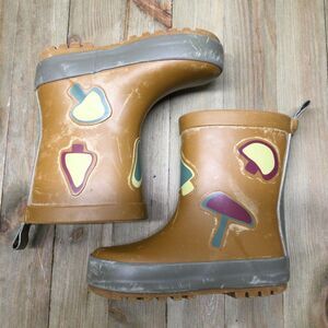 COCO VILLAGE® Girole Rain Boots Size 6 Toddler Girl Rubber Outdoor Mushroom